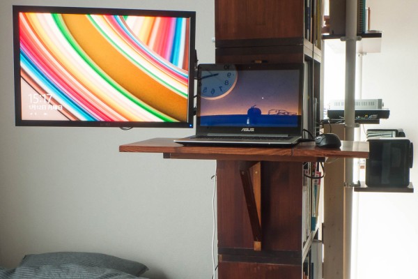 How to make standing-desk has butterfly and slide mechanism